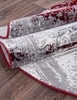 Овальный ковер SATINE S107B - KOYU GREY COKEN / RED (Турция)