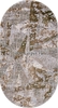 Овальный ковер TOKIO 17520A - BROWN / GREY (Турция)