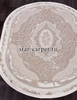 Овальный ковер ALFANI 0T211RG - CREAM / CREAM (Турция)