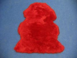 Новозеландская овечья шкура красная размер XL 0,65x1,05