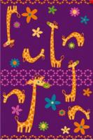 Фиолетовый ковер Agnella Funky 658-10