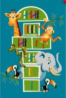 Детский ковер Tom Turquoise звери и классики