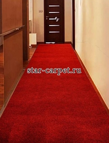 Ковролин для офиса и дома, противоскользящий, красный