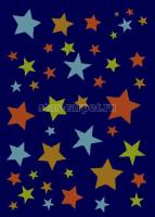 Детский ковер Oriental Weavers Sonic Kids 5994 IA1 B звезды, синий (Египет)
