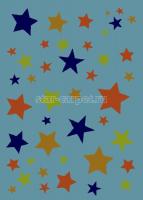 Детский ковер Oriental Weavers Sonic Kids 5994 IA1 L звезды, голубой (Египет)