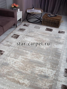 Ковер 26930A - BEJ / TOZ GRI - Прямоугольник - коллекция NESTA