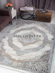 Ковер 26931A - BEJ / TOZ GRI - Прямоугольник - коллекция NESTA