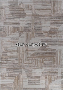 Ковер 06029A - TOZ GRI / BEIGE - Прямоугольник - коллекция PRAGA