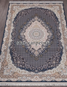 Ковер farsi-1500-227 цвет синий с бежевым 