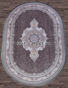 Ковер из Ирана FARSI 1200 G252 - DARK GRAY - Овал
