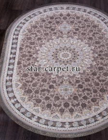 Ковер из Ирана FARSI 1200 G253 - LIGHT GRAY - Овал