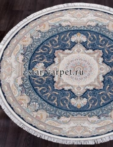 Ковер FARSI 1500 144 - DARK BLUE - Круг