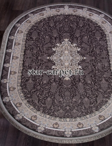 Ковер из Ирана farsi-1200-g247-dark-gray-oval