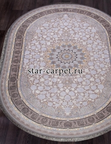 Ковер farsi-1200-g255-light-gray-oval Иран (Персия).