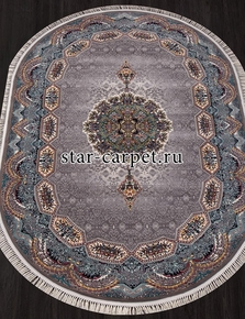 Овальный ковер TEHRAN 7592 - GRAY (Иран)