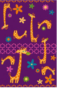Польский ковер FUNKY GIRAFFE a violet