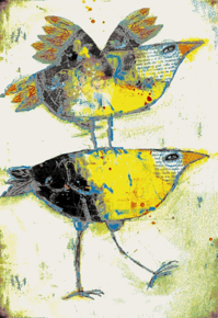 Детский прямоугольный ковер Белка Фэнси 20745-22022 с птицами, бежевый (Россия)