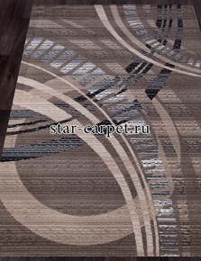 Ковер SIERRA-D284 цвет бежевый коричневый 
