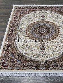 Ковер d205 - CREAM-RED - Прямоугольник - коллекция SHAHREZA
