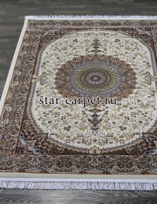 Ковер d205 - CREAM-BROWN - Прямоугольник - коллекция SHAHREZA