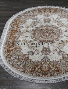 Терракотовый ковер Shahreza-d211-cream-terra-oval