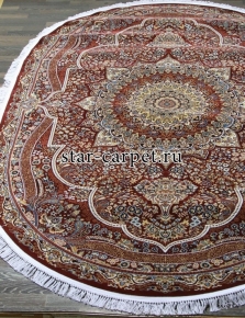 Ковер D415 - RED - Овал - коллекция SHAHREZA