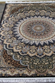 Ковер d417 - NAVY - Прямоугольник - коллекция SHAHREZA