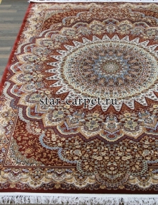 Ковер d417 - RED - Прямоугольник - коллекция SHAHREZA