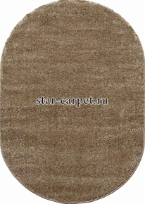 Ковер t600 - DARK BEIGE - Овал - коллекция PLATINUM