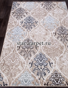 Российский ковер D310 CREAM-BROWN