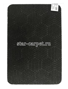 Коврик в прихожую Graily, чёрный, рисунок пирамида
