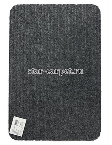 Коврик в прихожую Graily, серый, рисунок мерс