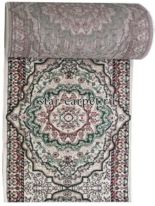Дорожка F670 - CREAM-GREEN - коллекция DARGA