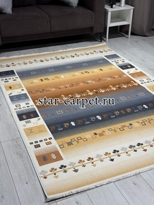 Ковер F595 - ORANGE - Прямоугольник - коллекция ZUMMA