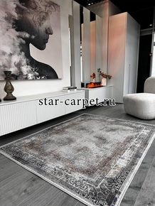 Ковер STAR CARPET «ASH GREY», полиамид, противоскользящий