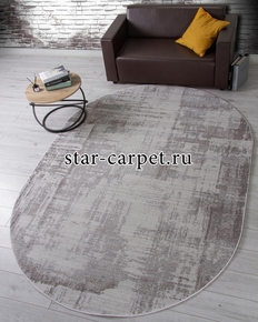 Ковер F237 - GRAY-BEIGE - Овал - коллекция GRAFF