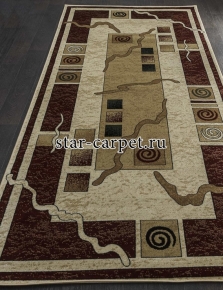 Ковер OLYMPOS d077 - CREAM-RED