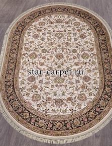 Овальный ковер ARAVIA 5471 - CREAM-BROWN (Россия)