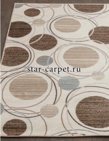 Российский ковер D301 CREAM-BROWN