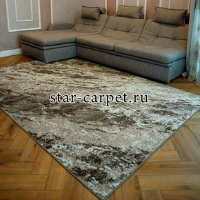 Ковер STAR CARPET 'Qum Beige Brown', полипропилен
