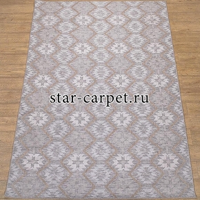 Прямоугольный ковер Белка Теразза 53115-52122, серый (Россия)