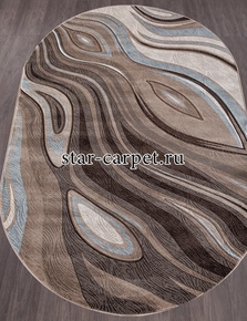 Овальный ковер  MERINOS	MEGA CARVING1385 BEIGE 