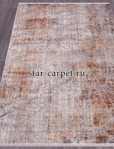 Ковер Sirma SEATTLE 03880A - ACIK GRI / ACIK TERRA терракотовый (Турция)