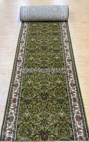 Ковровая дорожка Акварель 20624 цвет зеленый