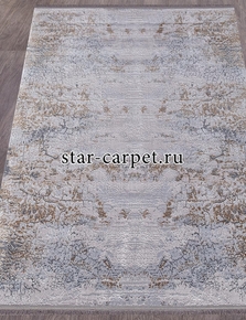 Ковер Turcia CAPRICE 8544-v-dizajne искусственно состаренный рисунок цвет: серый бежевый (Турция)