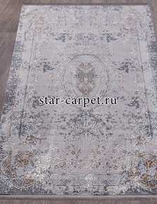 Ковер Turcia CAPRICE 8545-v-dizajne искусственно состаренный рисунок цвет: серый  (Турция)