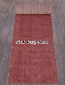 Ковровая дорожка микрошегги sofi-80084-055 цвет терракотовый (Турция)