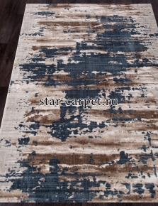 Ковер STAR P0394 - M.L.BEIGE / D.BLUE (Турция)
