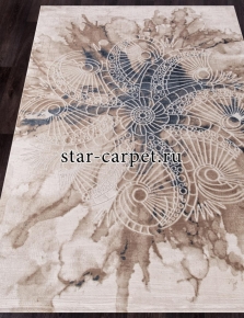 Ковер STAR P0395 - M.IVORY / D.BLUE (Турция)