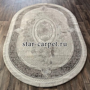 Ковер овал VELVET 27145A GREY-L.GREY